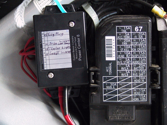 PC-8 Fuse Panel Install - GL1800Riders centech fuse box 